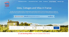 Desktop Screenshot of holidayfrancedirect.co.uk